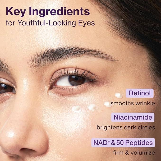 Crème Contour des Yeux Coréenne – Anti-Rides, Cernes & Poches (Regard Lisse & Lumineux)